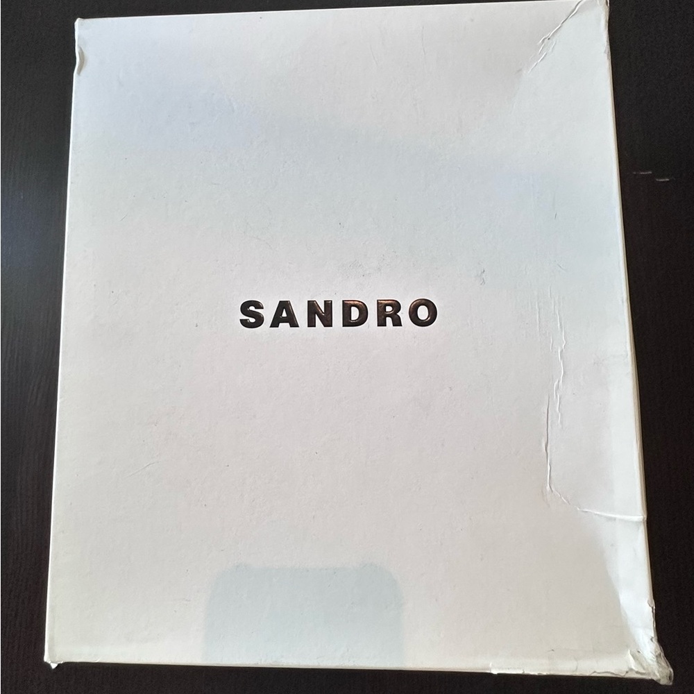 BNWT!!!!! Sandro Women’s Deep Red Leather Boots - Picture 2 of 5